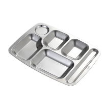 美厨 maxcook 304不锈钢六格餐盘 MCFT786 800ml 不含运费