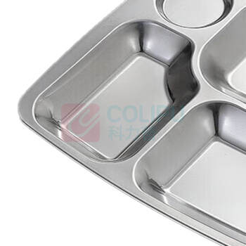 美厨 maxcook 304不锈钢六格餐盘 MCFT786 800ml 不含运费