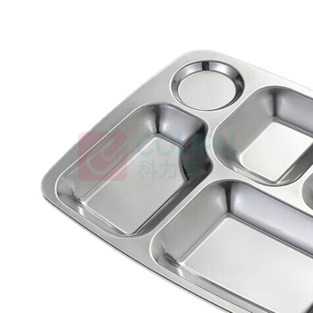 美厨 maxcook 304不锈钢六格餐盘 MCFT786 800ml 不含运费