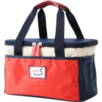 美厨 maxcook 保温袋 MCPJ2518 30cm*19cm*19cm 红蓝拼色款(加大号)