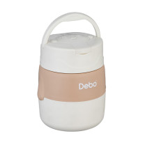 德铂 Debo 饭盒 不锈钢 1层 DEP-DS379 500ml (白色)