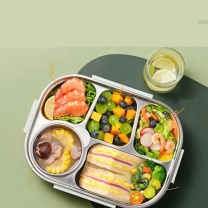 苏泊尔 SUPOR 316L内胆不锈钢饭盒 2L (灰绿色)