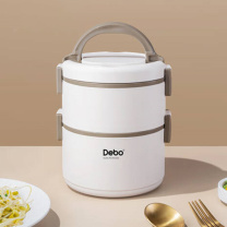 德铂 Debo 美拉德双层不锈钢饭盒 DEP-931
