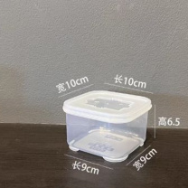 晶事达 可插标签留样盒\250ml 长10CM 宽10CM 高6.5CM