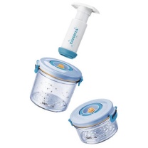 多样屋 TAYOHYA 保鲜盒 TA11-0027BP 630mL+1.05L AS+PP+硅胶 2件/套
