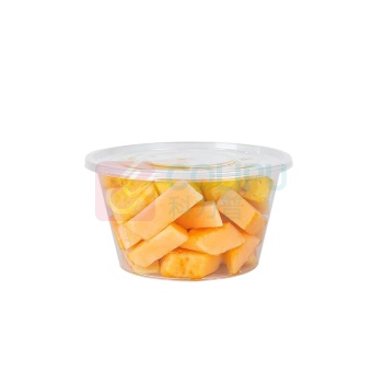 特美居 tmj 圆形一次性饭盒带盖 1500型 50套装