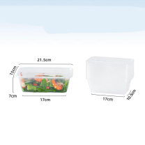特美居 tmj 一次性饭盒长方形带盖 TMJ-3016 1500型 50套/箱