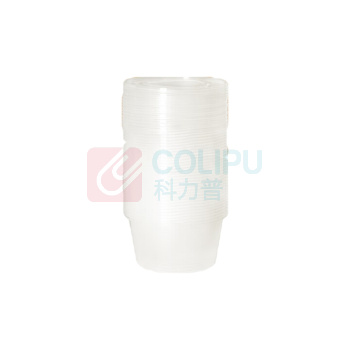 特美居 tmj 圆形饭盒加厚带盖 TMJ-3061 500型 50套/箱