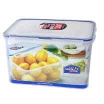 乐扣乐扣 LOCK&LOCK 长方形塑料保鲜盒 HPL827 24.8*18*15cm 4.5L (透明)
