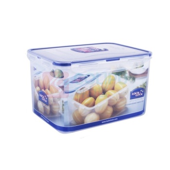 乐扣乐扣 LOCK&LOCK 长方形塑料保鲜盒 HPL827 24.8*18*15cm 4.5L (透明)