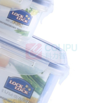 乐扣乐扣 LOCK&LOCK 塑料保鲜盒三件套 HPL817S001 HPL806:350ml*2,HPL817:1L*1 (透明)
