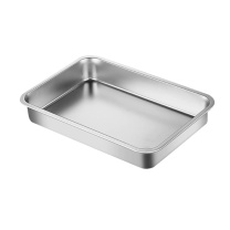 富德 304不锈钢平底方盘 450*350*70mm