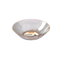 特美居 tmj 竖纹果盘 TMJ-278 25cm (烟灰色)