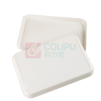 海亚森 HAIYASEN 食品级A5密胺材质托盘 单个装 TK-2036 34.3x23.6x2.6cm 395g (米白色)