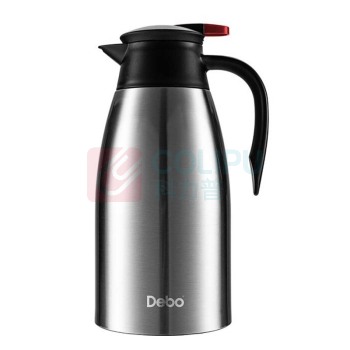 德铂 Debo 304不锈钢真空 保温壶 DEP-680 2L (不锈钢色)