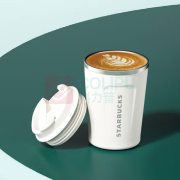 星巴克 经典珍珠白355mL随行杯 11149173 139mm*88mm 