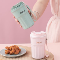 德铂 Debo 卡洛斯咖啡杯 大容量316不锈钢带盖保温随行杯 DEP-880 360ml (绿色)