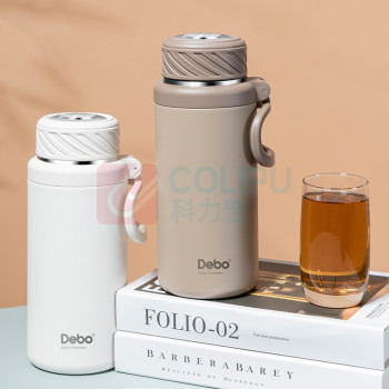 德铂 Debo 316不锈钢萨堡真空保温壶 DK-021 1000ML (金棕色)