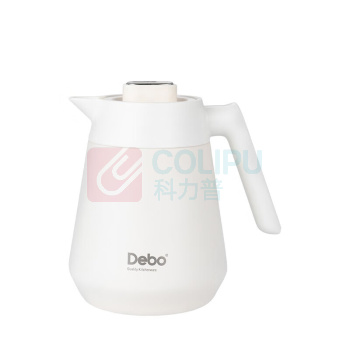 德铂 Debo 慕思真空保温壶 316不锈钢保温壶 DEP-769 1.2L (白色)
