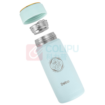 德铂 Debo 萨琳娜(套装杯壶) DEP-771 (白色/粉色/蓝色) 保温杯*2、保温壶*1