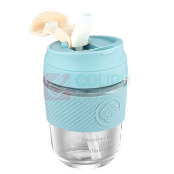 德铂 Debo 艾朵拉(咖啡杯) 透明版 DEP-DS341 320ML (蓝色)
