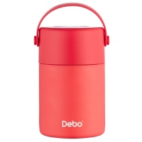 德铂 Debo 塞尔沃(焖烧壶) DEP-777 750ML (红色/灰色)