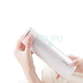 苏泊尔 SUPOR 智晓系列316L不锈钢智能保温杯 KC43HW10 430ml (晶石白)
