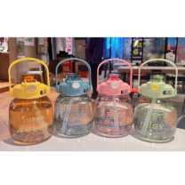 宁上 大肚杯 大容量 YES-WATER 1300ml ((绿/黄/粉/白色)) 颜色随机