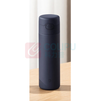 米家 弹盖保温杯 MJTGB02PL 480mL/316不锈钢 (藏蓝色) 男女士保冷杯子