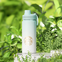 星巴克 清透不锈钢运动杯 11156055 520ml (薄荷绿)