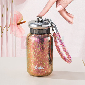 德铂 Debo 范斯洛纯钛迷你杯 DEP-DS421 300ml (绿色、紫红色(颜色随机配送))