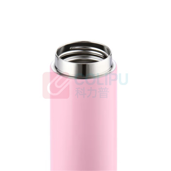 博堡 雅趣保温杯 BYQB-400 400mL 粉色(PK)、灰色(GY)颜色随机