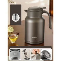 苏泊尔 SUPOR 焖茶壶保温壶 1.6L (暖灰)
