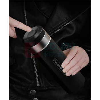 火象 一键速开商务保温杯 HXB-BW182 450ml (黑色白色(随机发货))