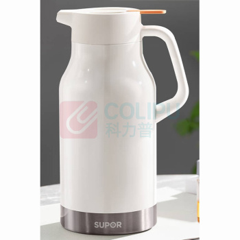苏泊尔 SUPOR 保温壶 316L不锈钢72H超强保温 2000ml 奶油白