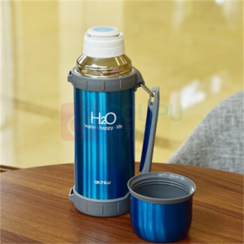 爱奇屋 aichiw 飞彩不锈钢旅行保温壶 AI-L88 1000ML (随机发货)