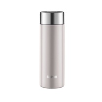 苏泊尔 SUPOR 轻音保温杯 KCV38AN10 380ml ((玉瓷青、鎏金棕、茶褐色)颜色随机)
