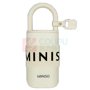 名创优品 MINISO 保温杯 便携 400ml (哑光黑、奶白色两款颜色随机发)
