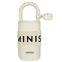 名创优品 MINISO 保温杯 便携 400ml (哑光黑、奶白色两款颜色随机发)