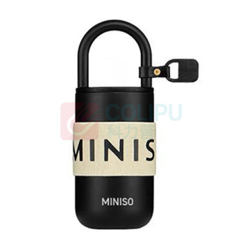 名创优品 MINISO 保温杯 便携 400ml (哑光黑、奶白色两款颜色随机发)