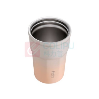 博堡 不锈钢保温杯 350mL 悦饮时光粉色