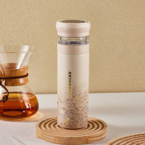 星巴克 杯子优雅韵律款茶水分离保温杯 大容量 优雅韵律款茶水分离保温杯 410ml