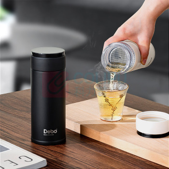 德铂 Debo 茶韵(真空保温杯) DEP-964 (黑白颜色随机)