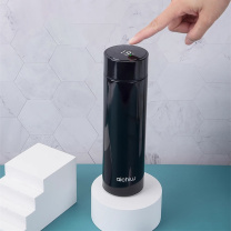 爱奇屋 aichiw 丽乐智能显温保温杯 AI-HW808 450ml (米白色,黑色随机发货)