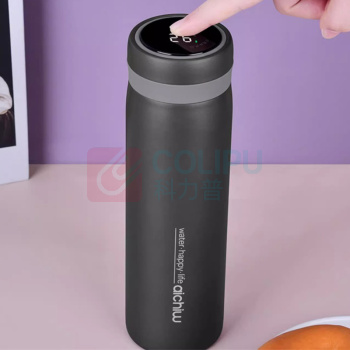 爱奇屋 aichiw 智享数显保温杯 AI-D151 500ml (灰色,金色随机发货)