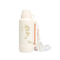 火象 小幸福不锈钢旅行壶 HXB-YZ001 1200ml (白色)