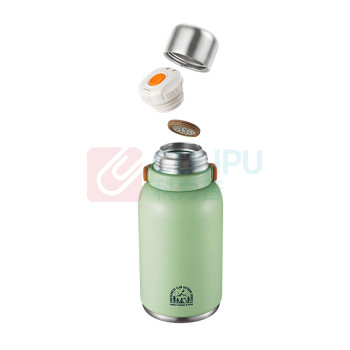 苏泊尔 SUPOR 不锈钢保温杯 KCV10AC10 1000ml (高山绿)
