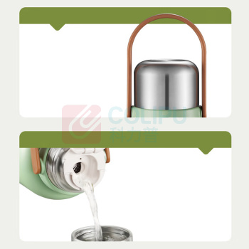 苏泊尔 SUPOR 不锈钢保温杯 KCV10AC10 1000ml (高山绿)
