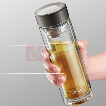苏泊尔 SUPOR 玻璃杯 KCG40AH10 400ml