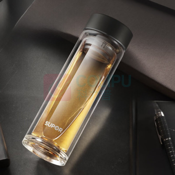 苏泊尔 SUPOR 玻璃杯 KCG40AH10 400ml